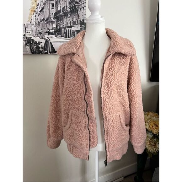 Cotton On Plush Zipper Sweater - Picture 1 of 4